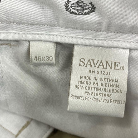 Savane Motion Stretch Pleated Pants | 46x30 | Khaki – NWT - Picture 3 of 4